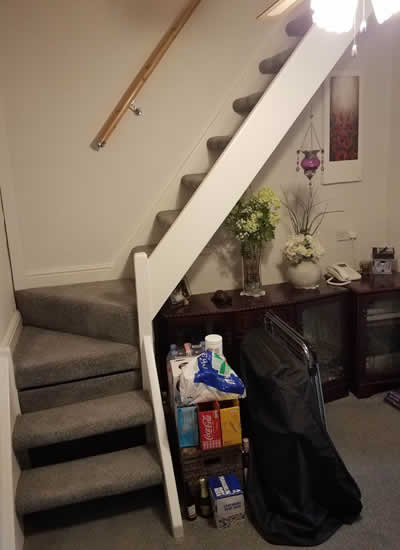 eric's new stairs gallery